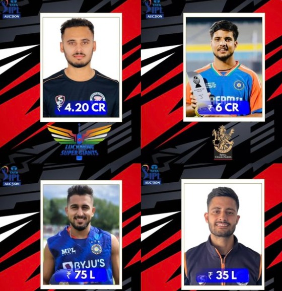 'Four players from Jammu & Kashmir sold in IPL 2025 auction; 10 other went unsold'